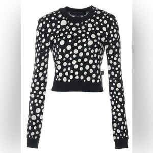 Louis Vuitton x Yayoi Kusama dots sweatshirt XS with LV hanger and garment bag